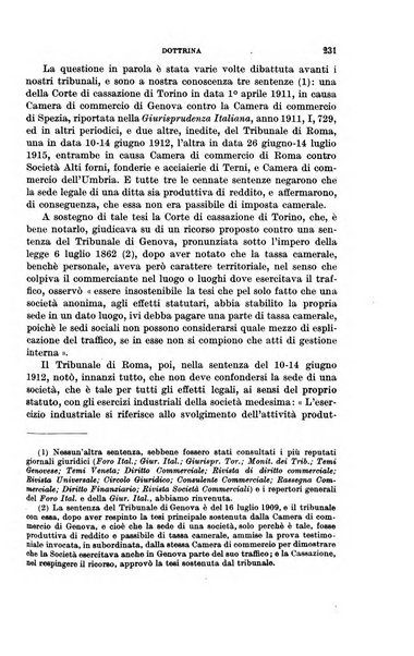 Il diritto commerciale rivista periodica e critica di giurisprudenza e legislazione