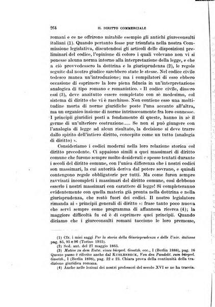 Il diritto commerciale rivista periodica e critica di giurisprudenza e legislazione