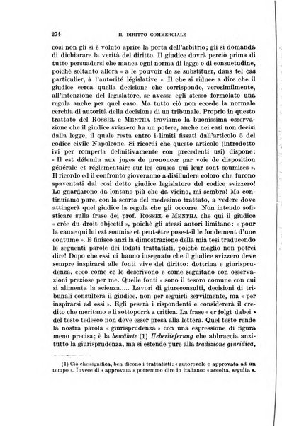 Il diritto commerciale rivista periodica e critica di giurisprudenza e legislazione