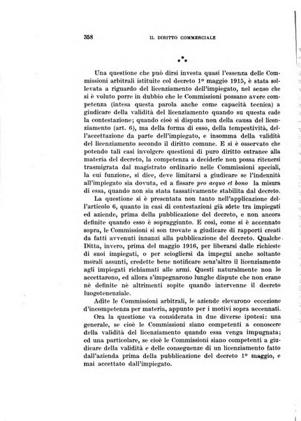 Il diritto commerciale rivista periodica e critica di giurisprudenza e legislazione