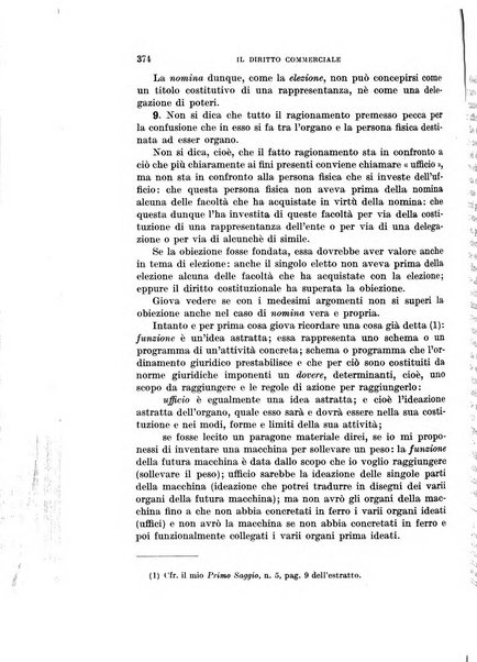 Il diritto commerciale rivista periodica e critica di giurisprudenza e legislazione