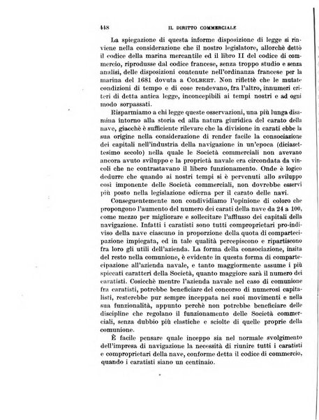 Il diritto commerciale rivista periodica e critica di giurisprudenza e legislazione