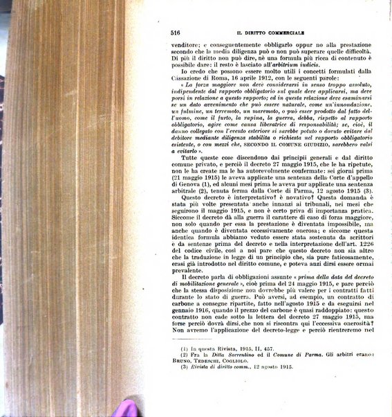 Il diritto commerciale rivista periodica e critica di giurisprudenza e legislazione