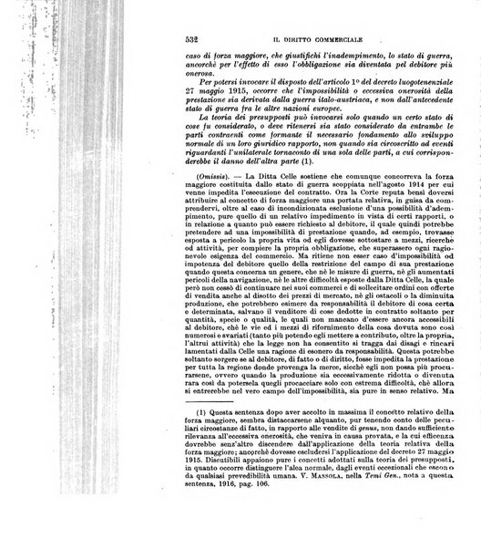 Il diritto commerciale rivista periodica e critica di giurisprudenza e legislazione