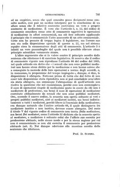 Il diritto commerciale rivista periodica e critica di giurisprudenza e legislazione