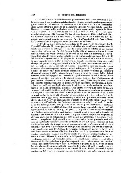 Il diritto commerciale rivista periodica e critica di giurisprudenza e legislazione