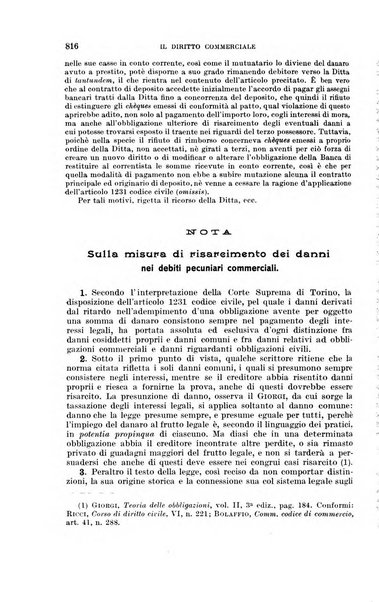 Il diritto commerciale rivista periodica e critica di giurisprudenza e legislazione