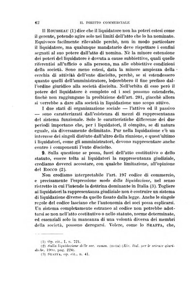 Il diritto commerciale rivista periodica e critica di giurisprudenza e legislazione