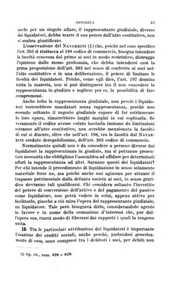 Il diritto commerciale rivista periodica e critica di giurisprudenza e legislazione