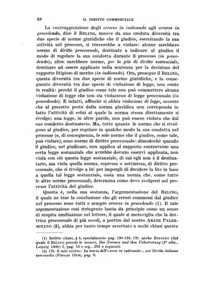 Il diritto commerciale rivista periodica e critica di giurisprudenza e legislazione