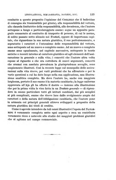 Il diritto commerciale rivista periodica e critica di giurisprudenza e legislazione