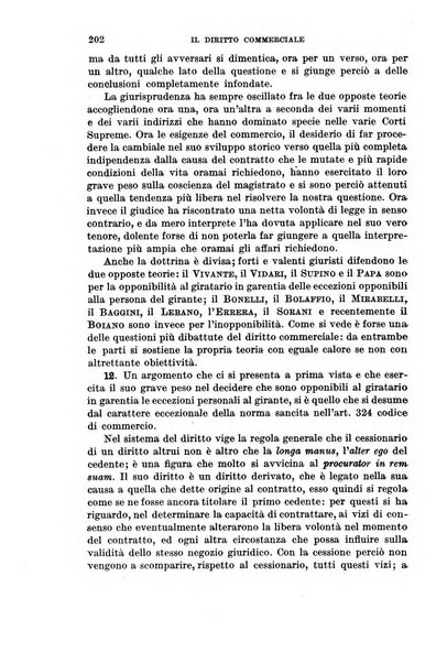 Il diritto commerciale rivista periodica e critica di giurisprudenza e legislazione