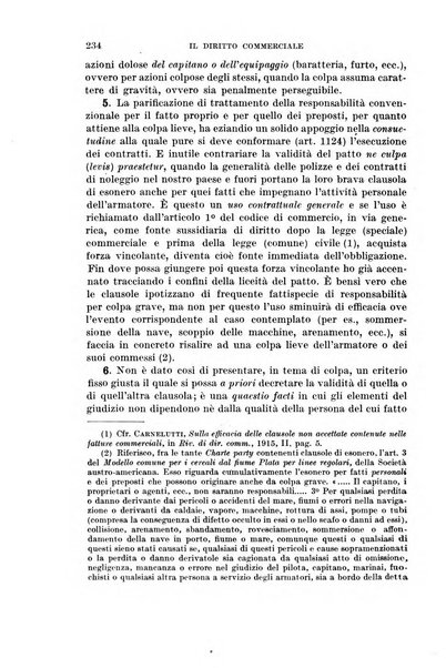 Il diritto commerciale rivista periodica e critica di giurisprudenza e legislazione