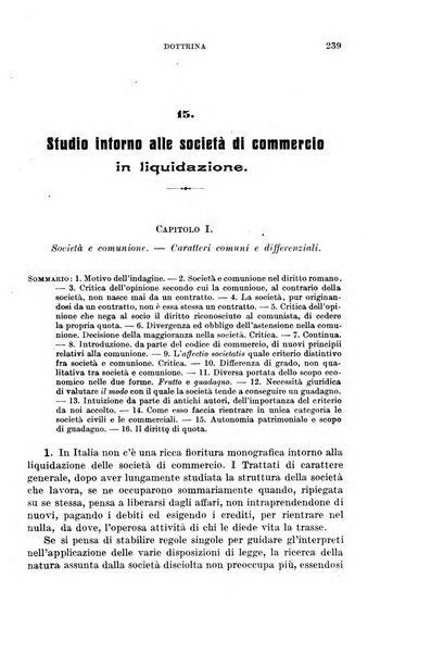 Il diritto commerciale rivista periodica e critica di giurisprudenza e legislazione