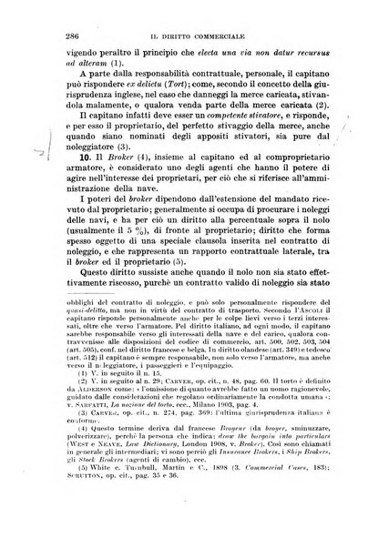 Il diritto commerciale rivista periodica e critica di giurisprudenza e legislazione