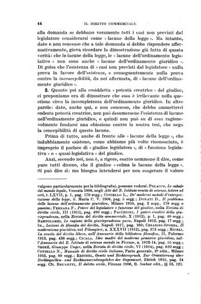 Il diritto commerciale rivista periodica e critica di giurisprudenza e legislazione