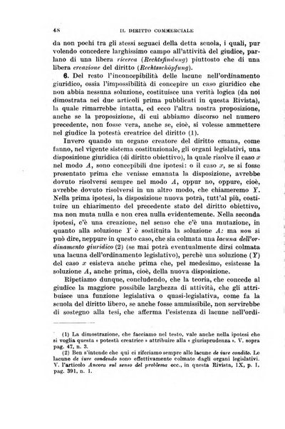 Il diritto commerciale rivista periodica e critica di giurisprudenza e legislazione