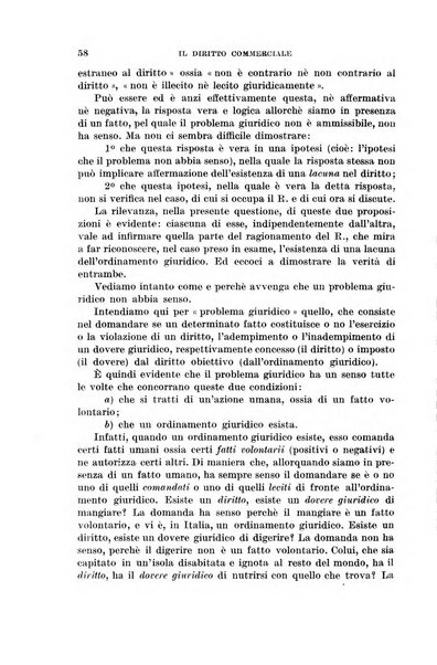 Il diritto commerciale rivista periodica e critica di giurisprudenza e legislazione