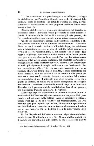 Il diritto commerciale rivista periodica e critica di giurisprudenza e legislazione