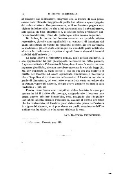 Il diritto commerciale rivista periodica e critica di giurisprudenza e legislazione