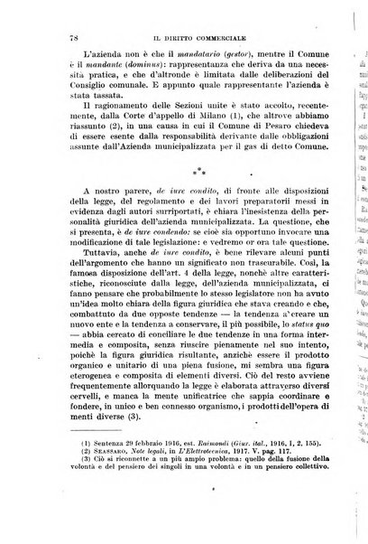 Il diritto commerciale rivista periodica e critica di giurisprudenza e legislazione