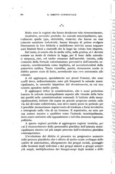 Il diritto commerciale rivista periodica e critica di giurisprudenza e legislazione