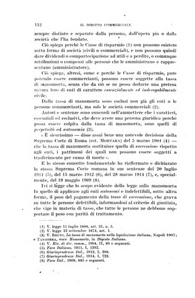 Il diritto commerciale rivista periodica e critica di giurisprudenza e legislazione