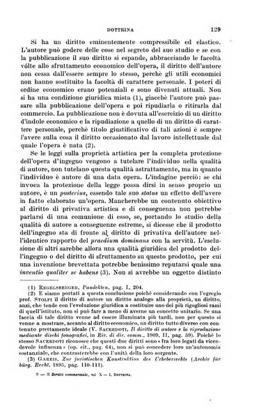 Il diritto commerciale rivista periodica e critica di giurisprudenza e legislazione