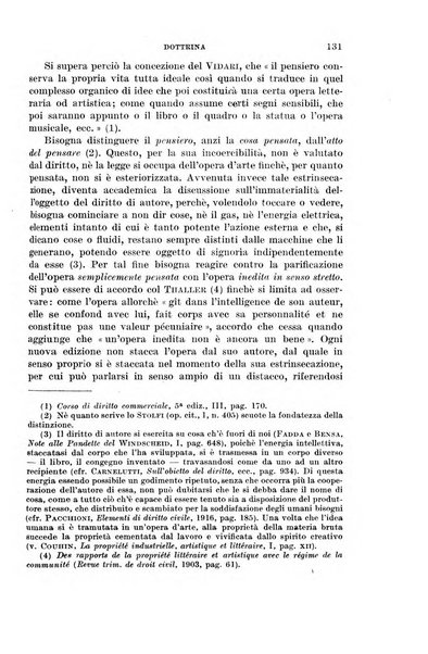 Il diritto commerciale rivista periodica e critica di giurisprudenza e legislazione