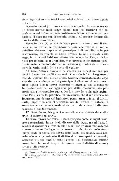 Il diritto commerciale rivista periodica e critica di giurisprudenza e legislazione