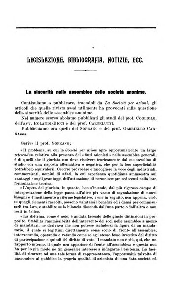 Il diritto commerciale rivista periodica e critica di giurisprudenza e legislazione