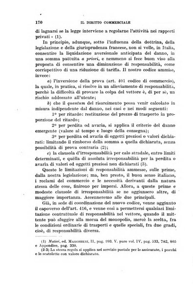 Il diritto commerciale rivista periodica e critica di giurisprudenza e legislazione