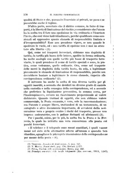 Il diritto commerciale rivista periodica e critica di giurisprudenza e legislazione