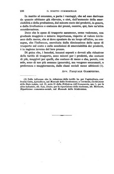 Il diritto commerciale rivista periodica e critica di giurisprudenza e legislazione