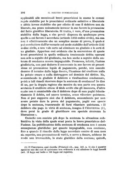 Il diritto commerciale rivista periodica e critica di giurisprudenza e legislazione