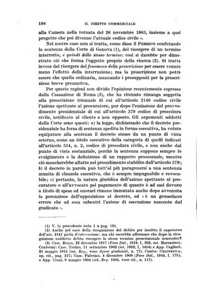 Il diritto commerciale rivista periodica e critica di giurisprudenza e legislazione