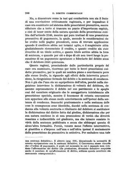 Il diritto commerciale rivista periodica e critica di giurisprudenza e legislazione