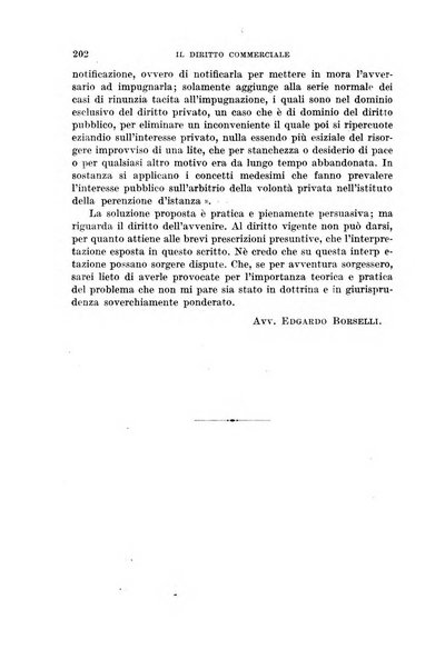 Il diritto commerciale rivista periodica e critica di giurisprudenza e legislazione