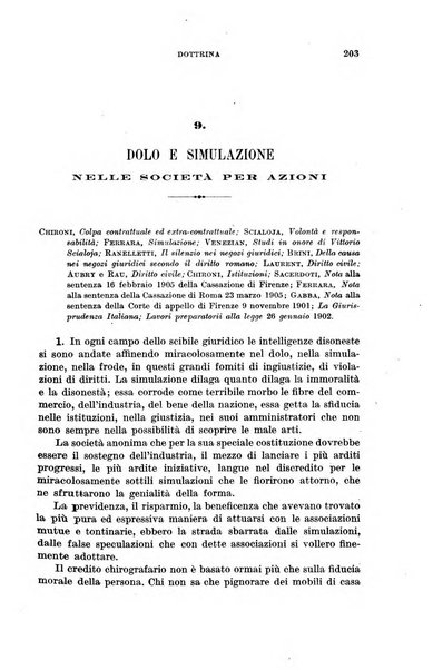 Il diritto commerciale rivista periodica e critica di giurisprudenza e legislazione