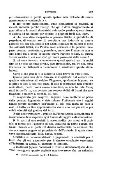 Il diritto commerciale rivista periodica e critica di giurisprudenza e legislazione