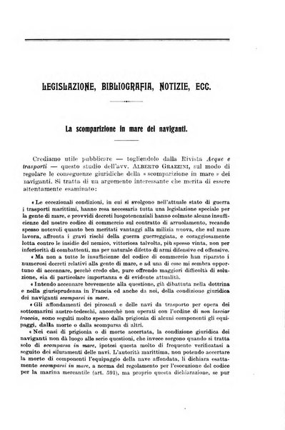 Il diritto commerciale rivista periodica e critica di giurisprudenza e legislazione