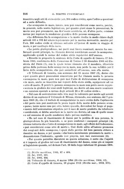 Il diritto commerciale rivista periodica e critica di giurisprudenza e legislazione