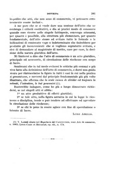 Il diritto commerciale rivista periodica e critica di giurisprudenza e legislazione