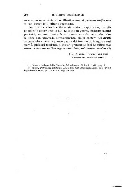 Il diritto commerciale rivista periodica e critica di giurisprudenza e legislazione