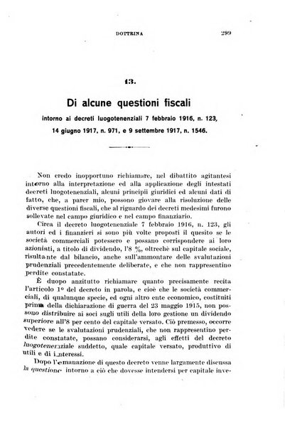 Il diritto commerciale rivista periodica e critica di giurisprudenza e legislazione