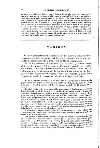 Il diritto commerciale rivista periodica e critica di giurisprudenza e legislazione