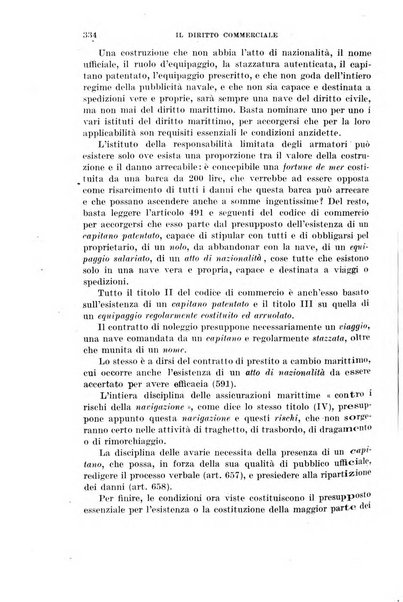 Il diritto commerciale rivista periodica e critica di giurisprudenza e legislazione