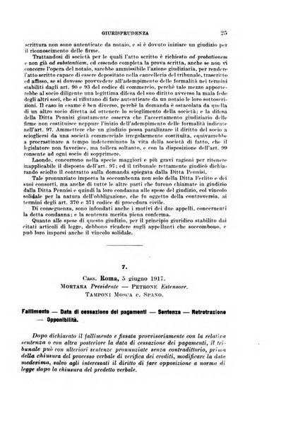 Il diritto commerciale rivista periodica e critica di giurisprudenza e legislazione