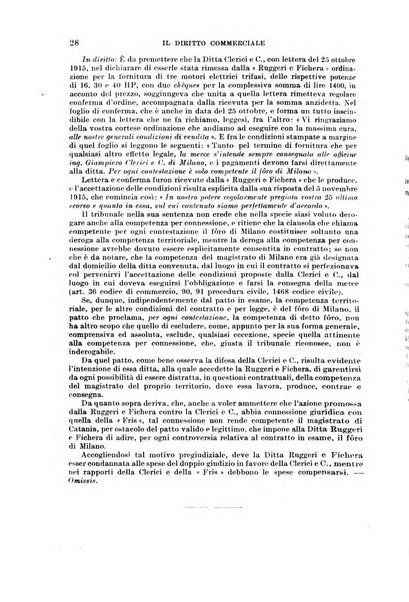 Il diritto commerciale rivista periodica e critica di giurisprudenza e legislazione