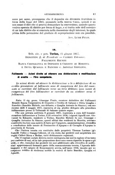 Il diritto commerciale rivista periodica e critica di giurisprudenza e legislazione